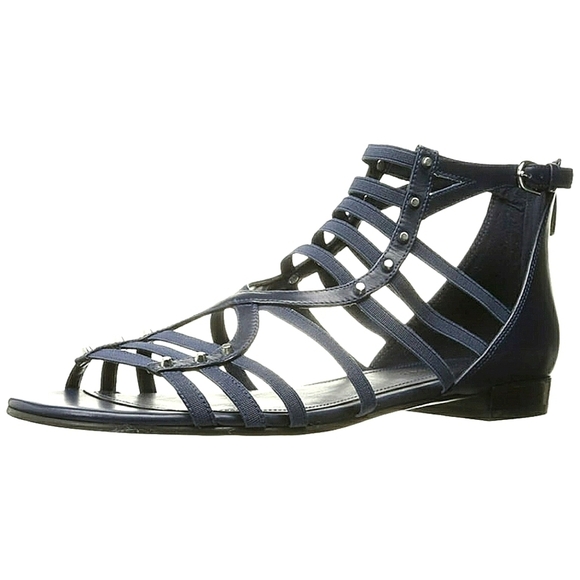 🌴Marc Fisher Women's Leather Open Toe Strappy Sandals Size 11M - Picture 1 of 11